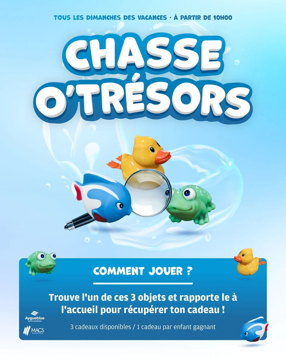 Chasse O'Trésors - Jeu de piste aquatique