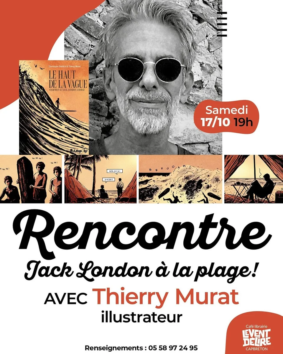 Meeting with Thierry Murat about "Le haut de la vague"
