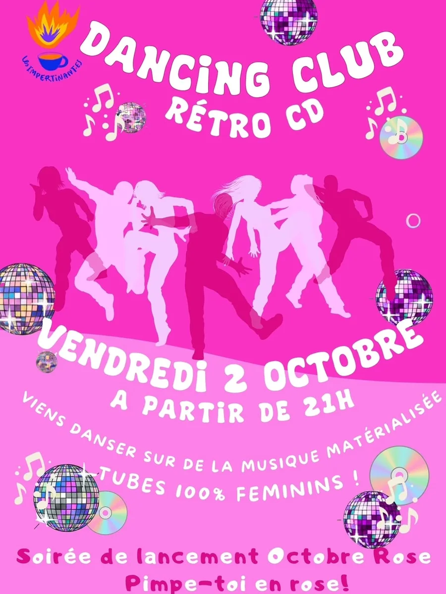 Retro CD Dancing Club - October Pink