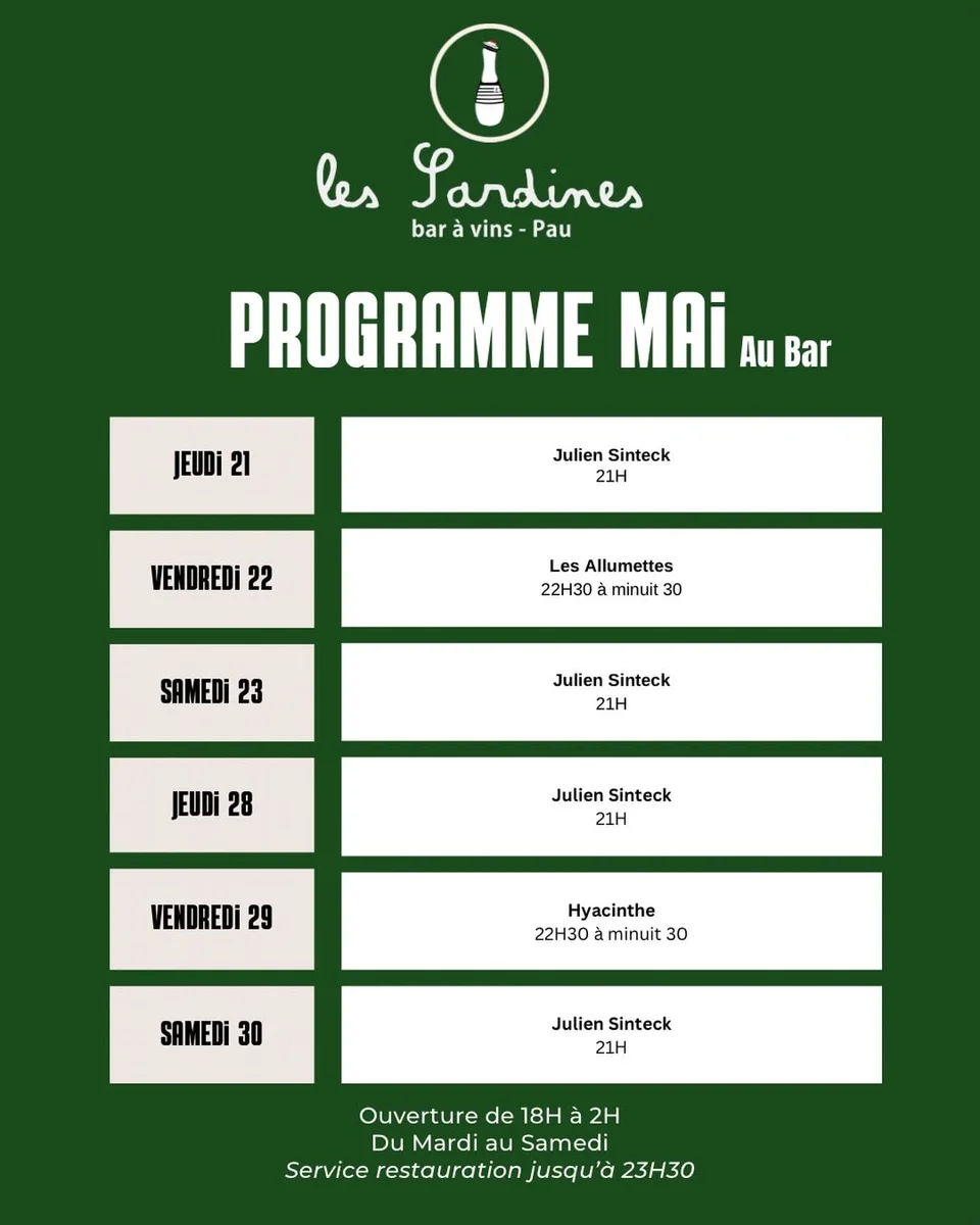 DJ set Julien Sinteck aux Sardines (Pau)