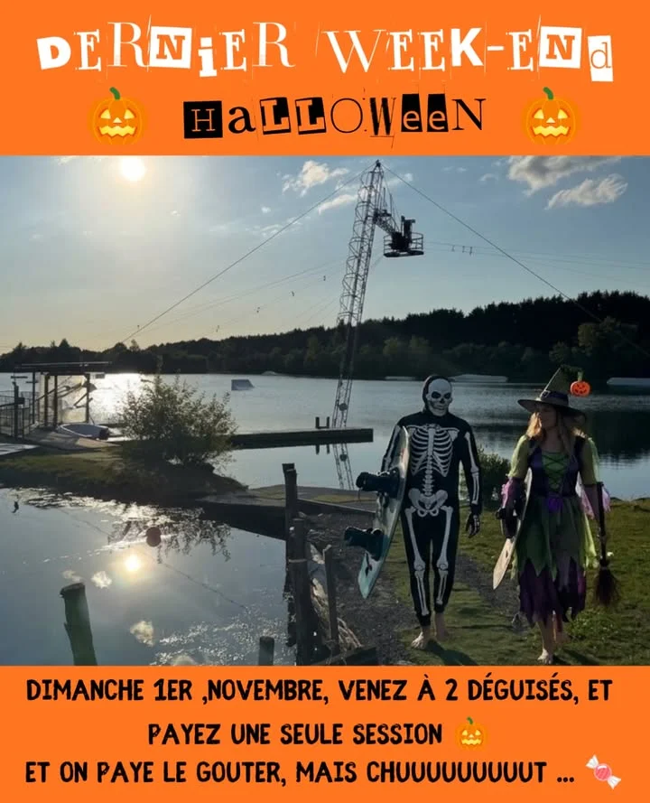 Dernier week-end Halloween au Euskadi Wake Park
