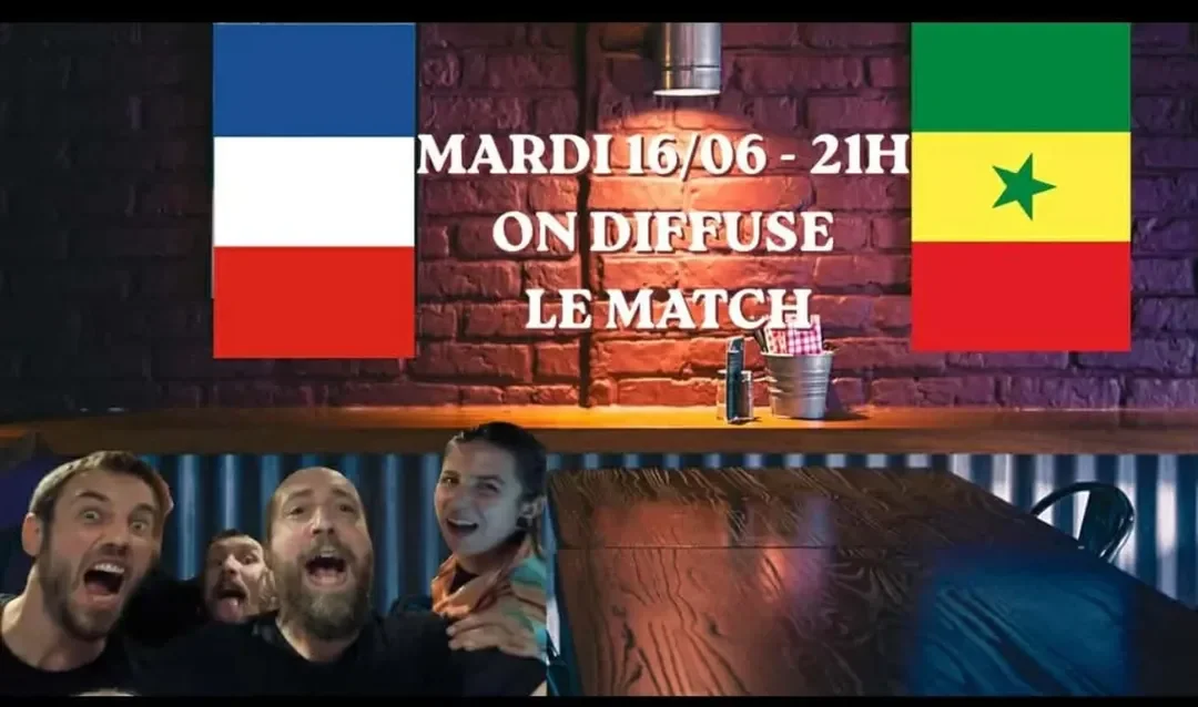 Diffusion France–Sénégal (Coupe du monde) au Milieu