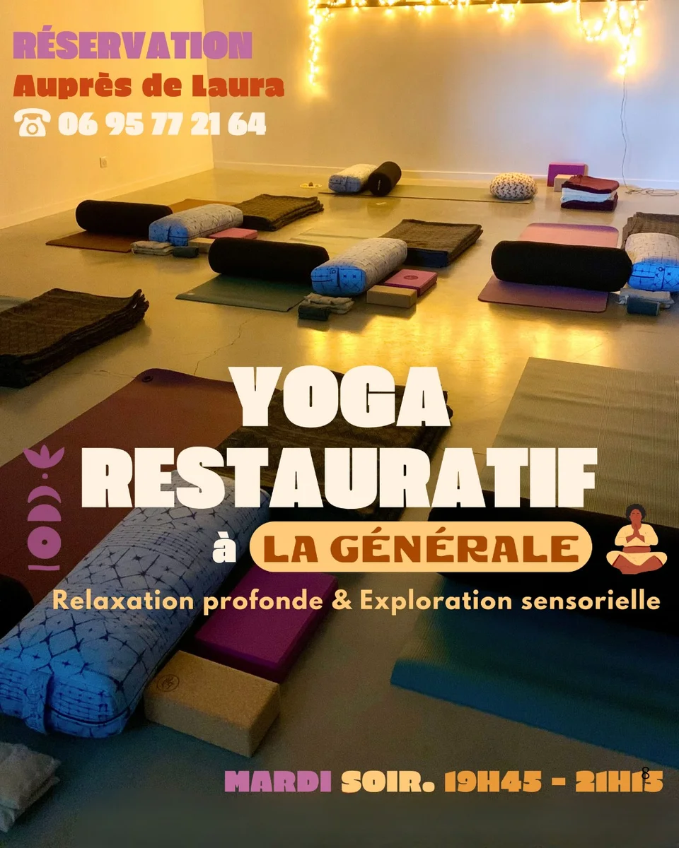 Yoga Restauratif : Relaxation profonde & Exploration sensorielle
