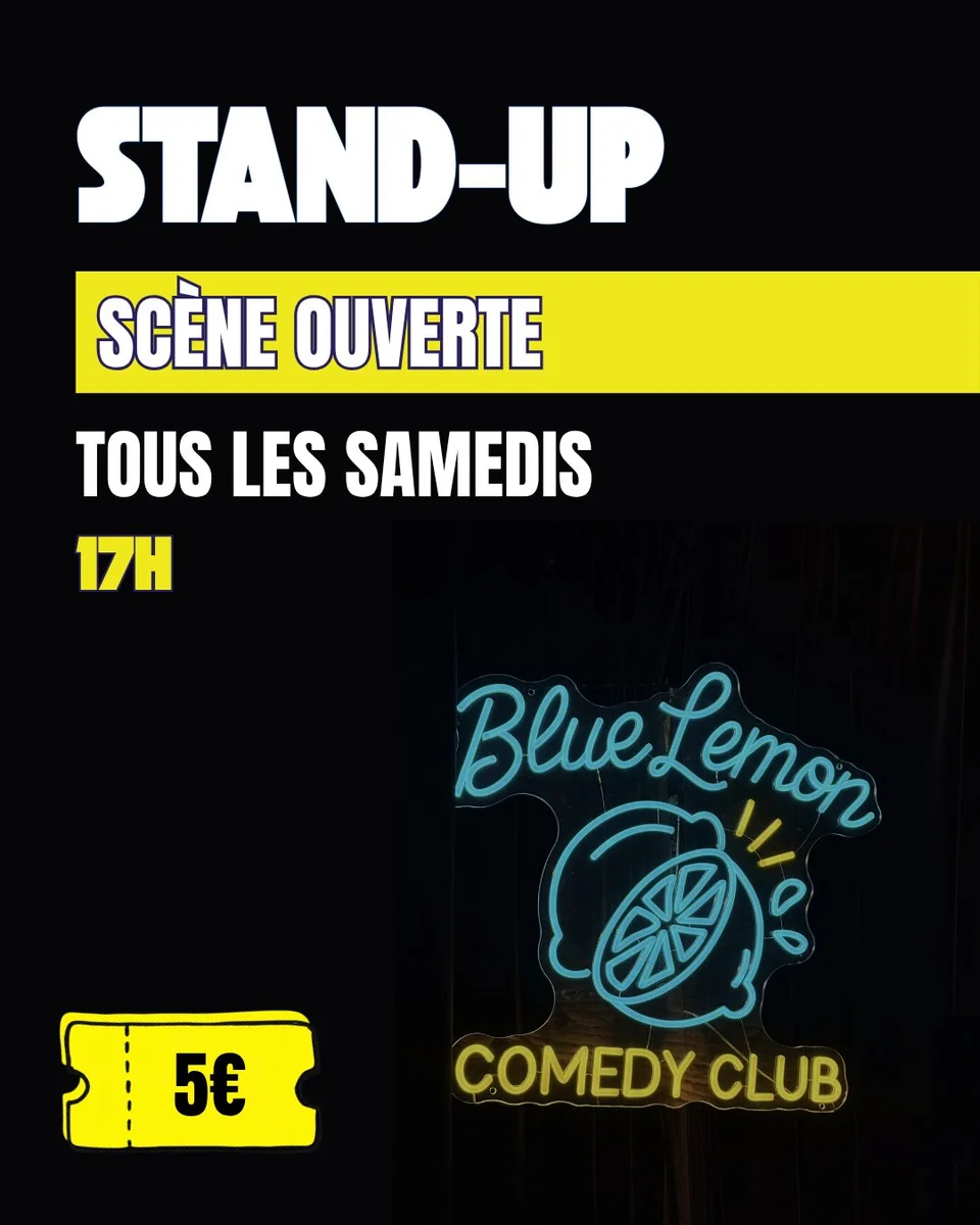 Scène ouverte stand-up au Blue Lemon Comedy Club