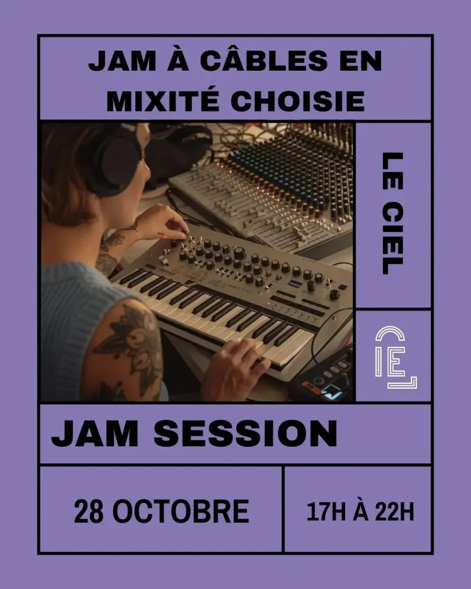 Jam session con cables en mixidad elegida