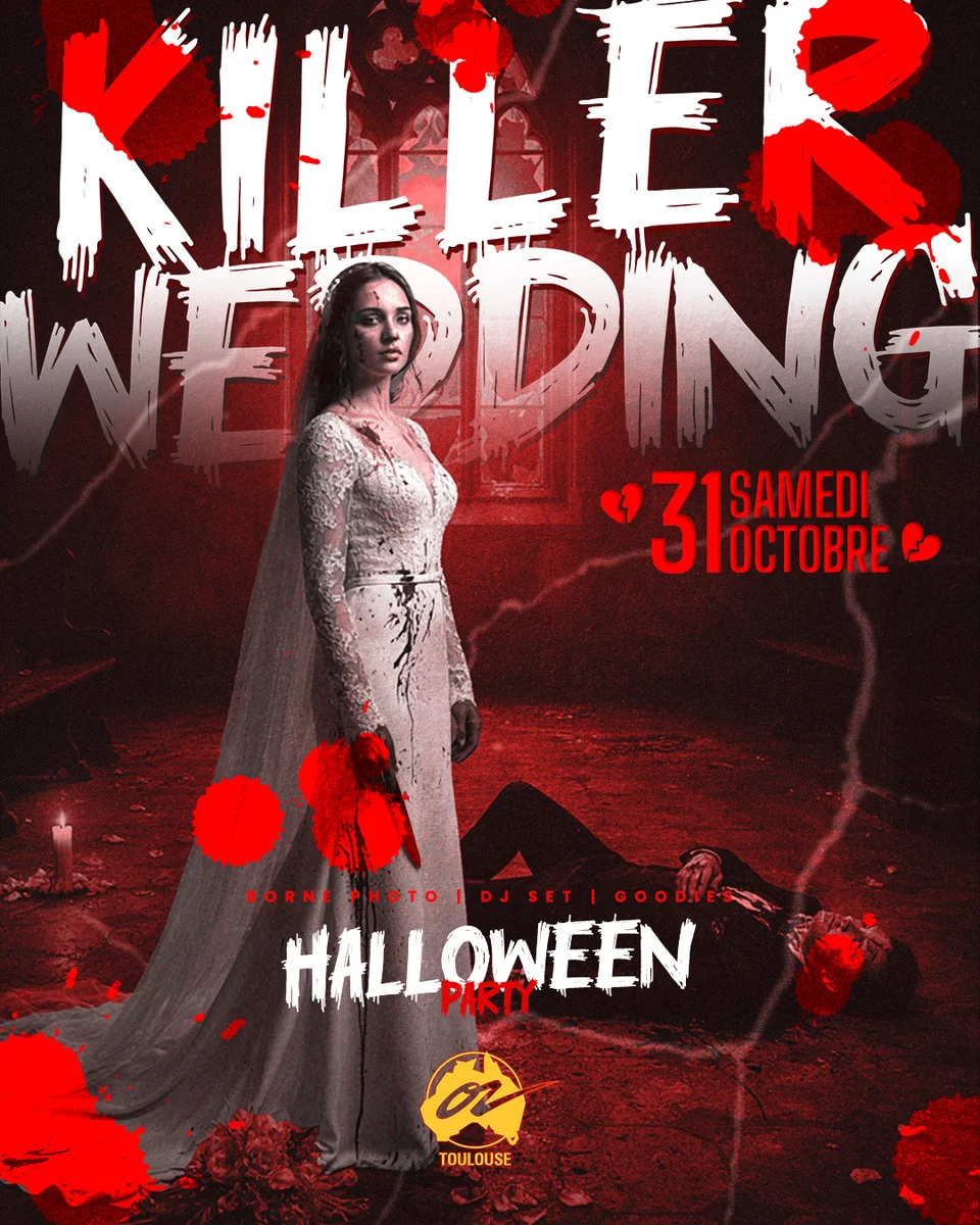 Killer Wedding - Wild Halloween Party at Café Oz Toulouse