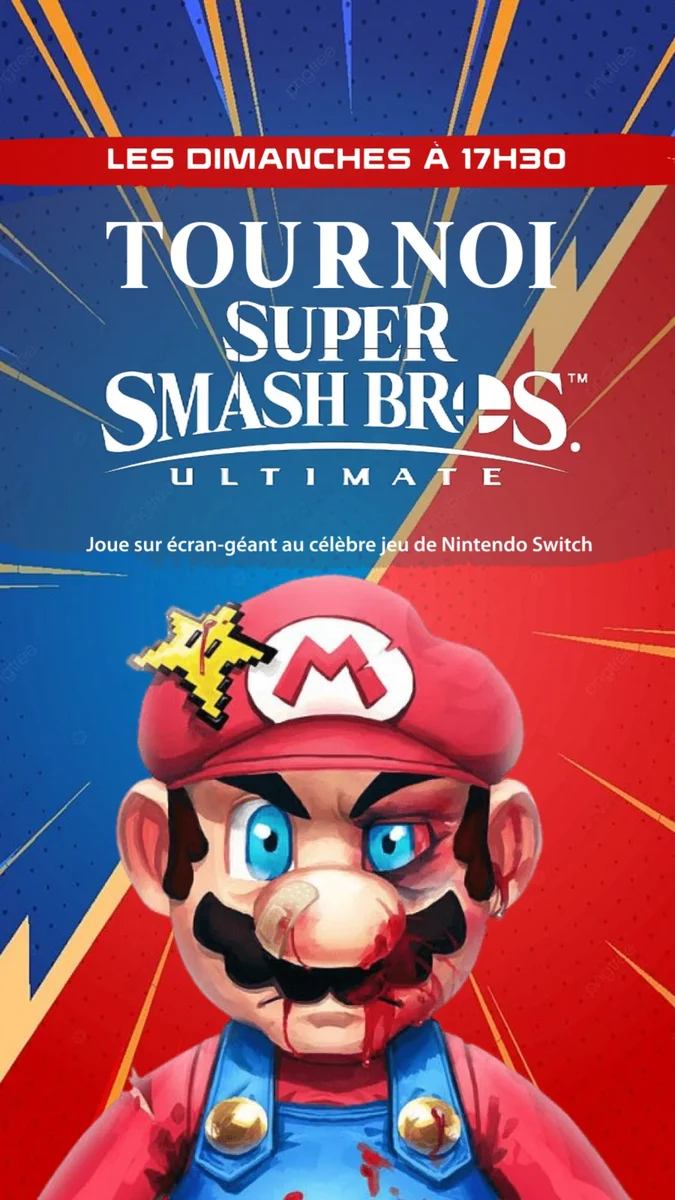 Torneo Super Smash Bros. Ultimate todos los domingos