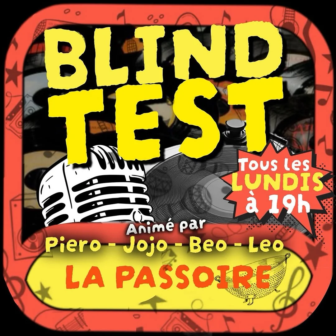 Blind Test - Tous les lundis à La Passoire