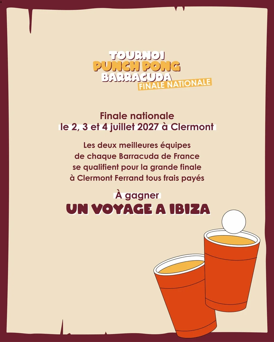 Finale nationale du tournoi Punch Pong Barracuda