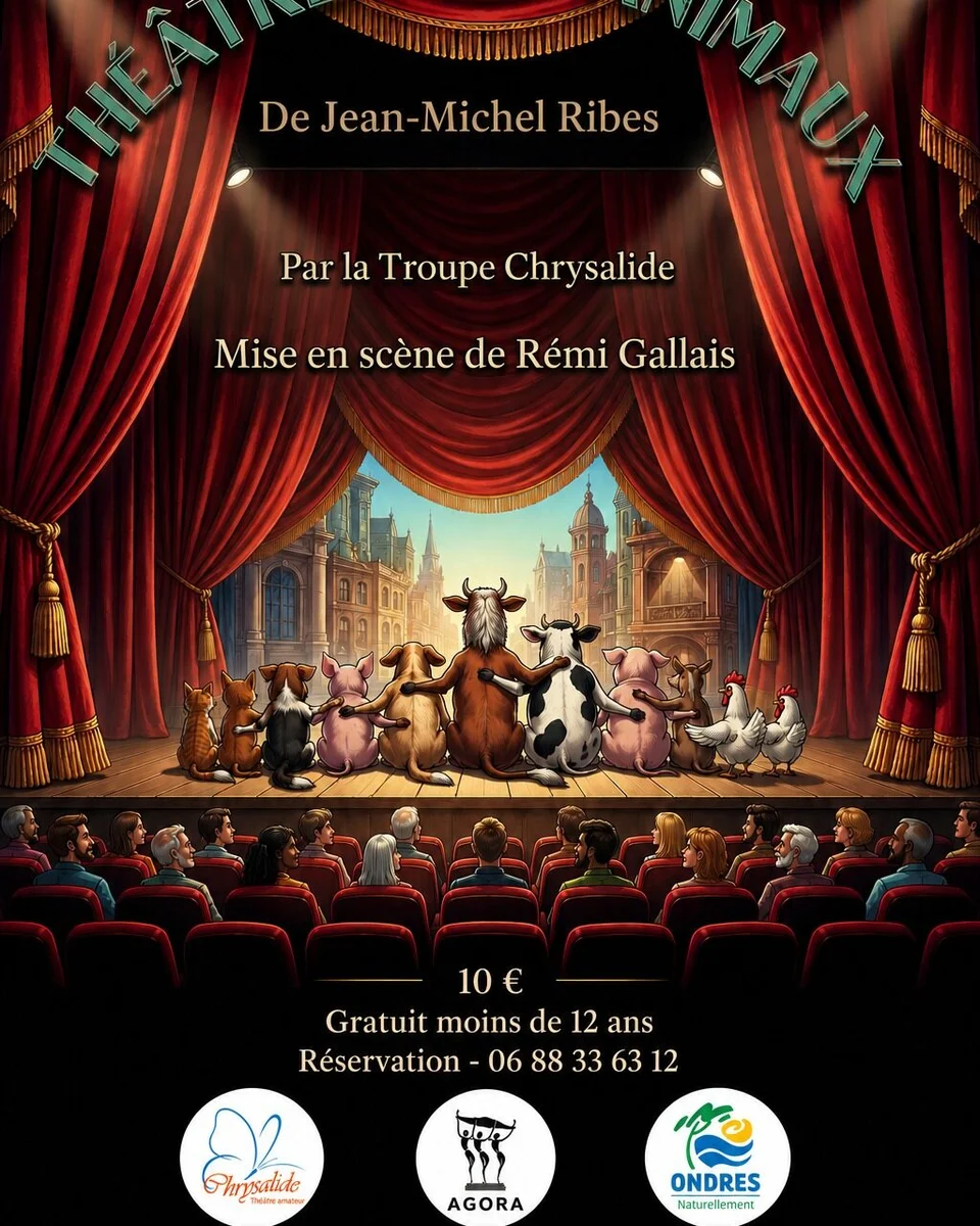 Théâtre sans animaux (Jean‑Michel Ribes) – Troupe Chrysalide