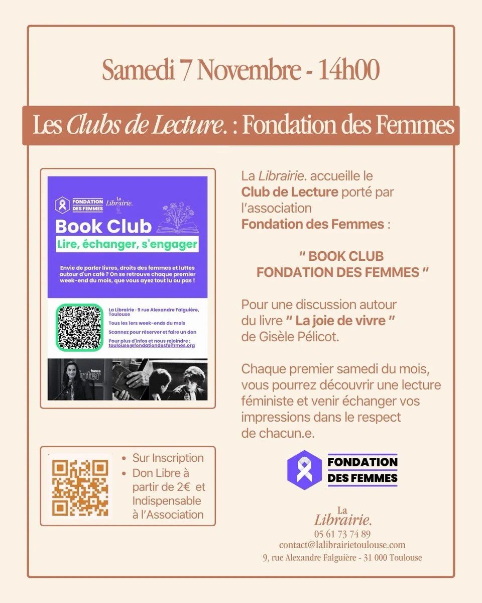 Club de lecture : Fondation des Femmes