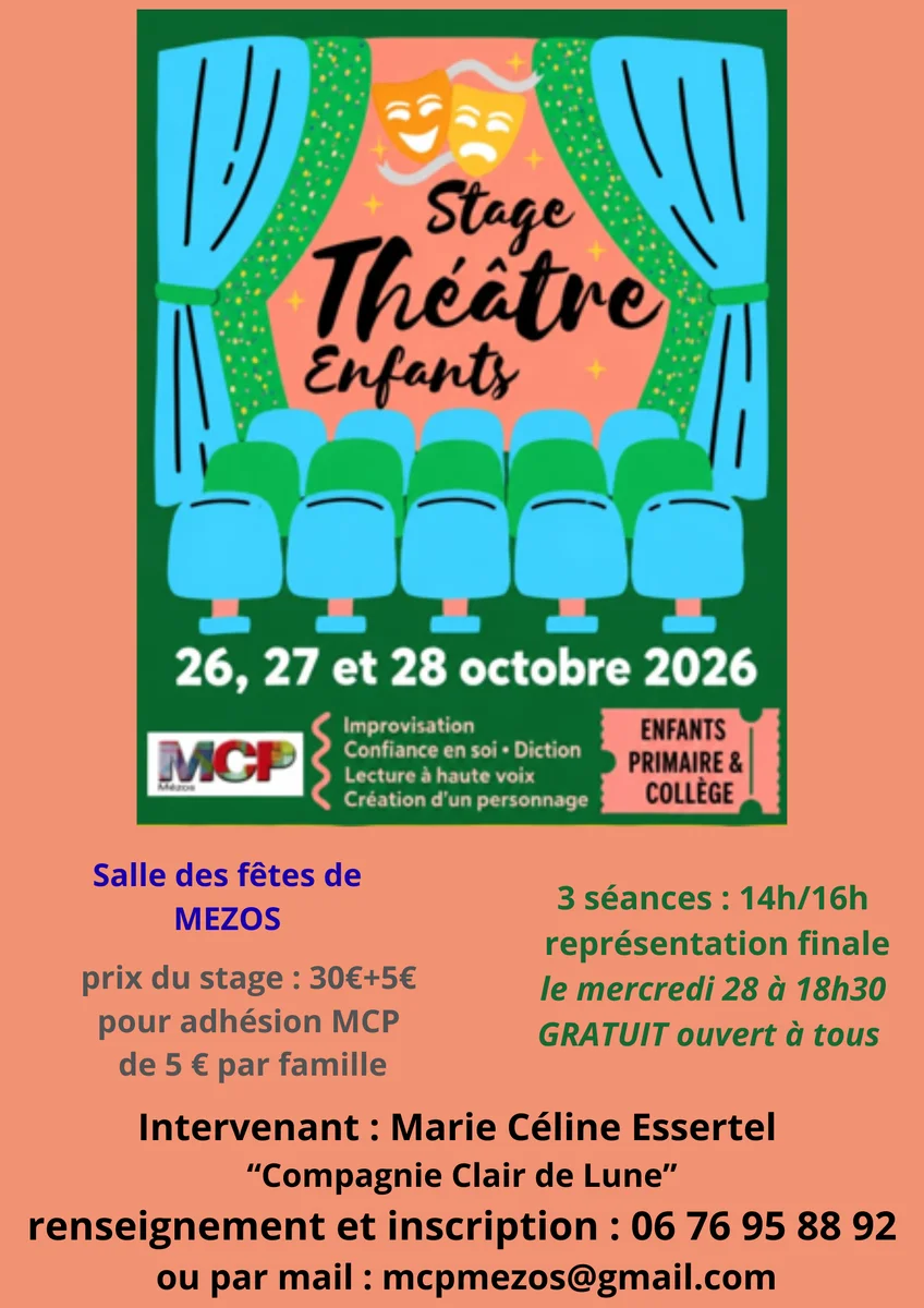 Theatre workshop for children