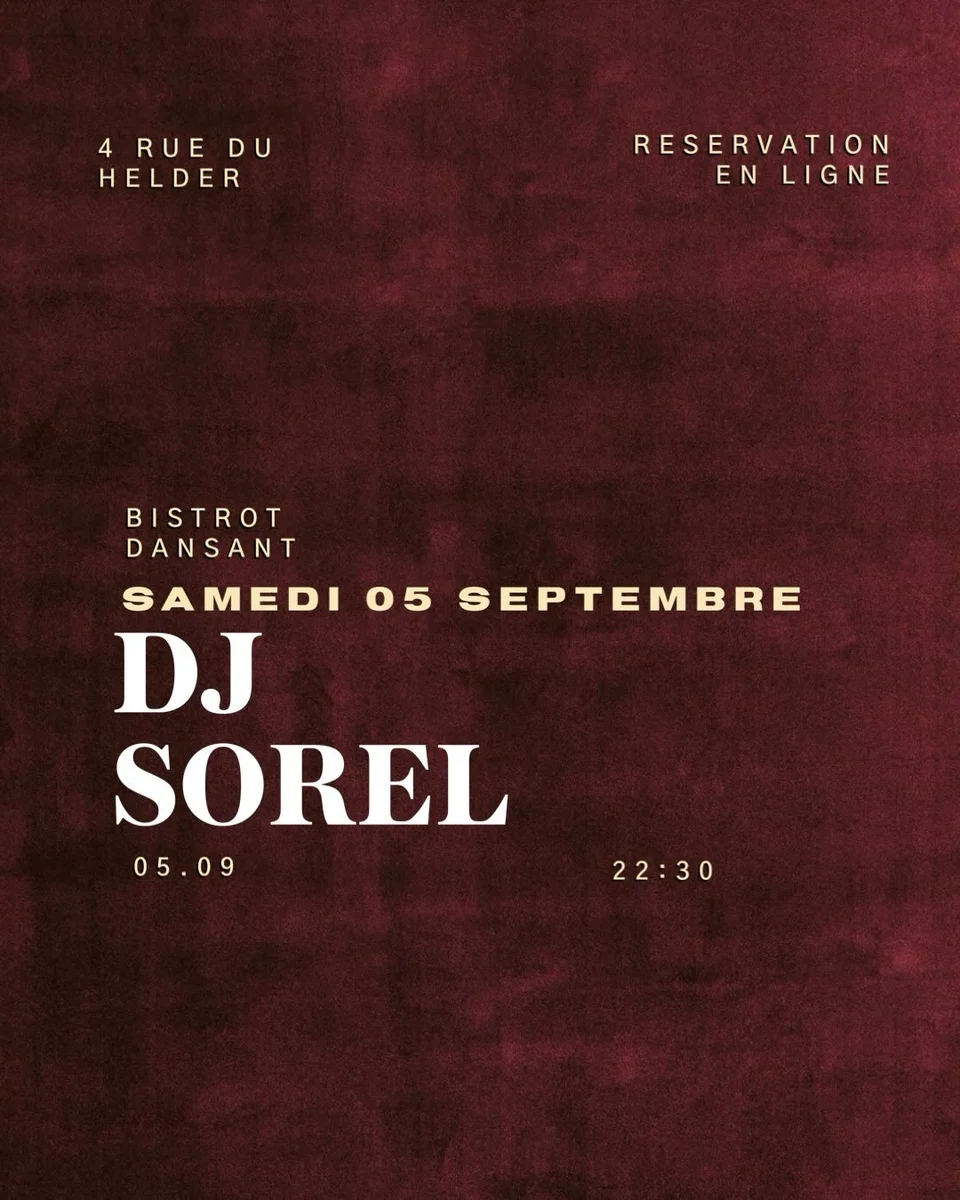 Soirée dansante avec DJ Sorel