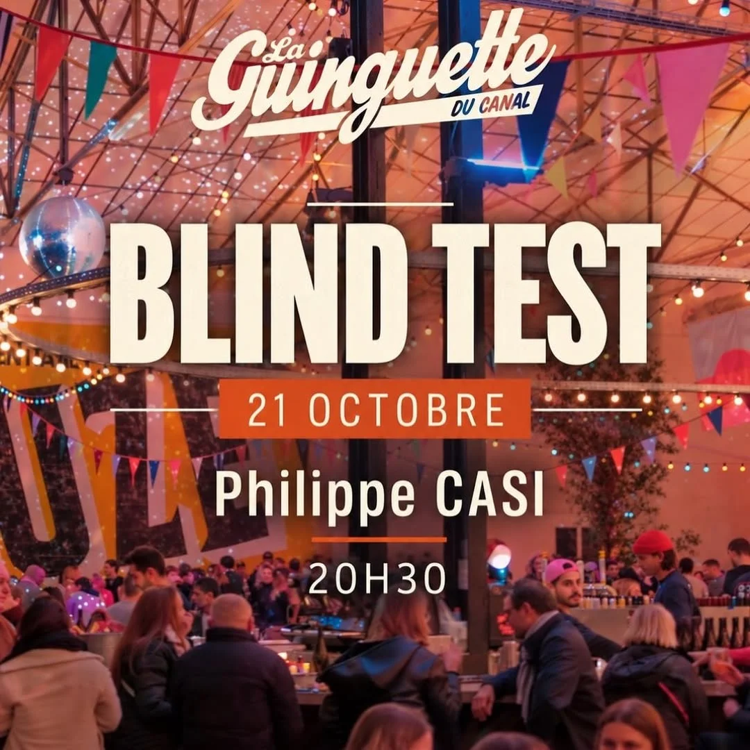 Blind Test con Philippe Casi en La Guinguette du Canal