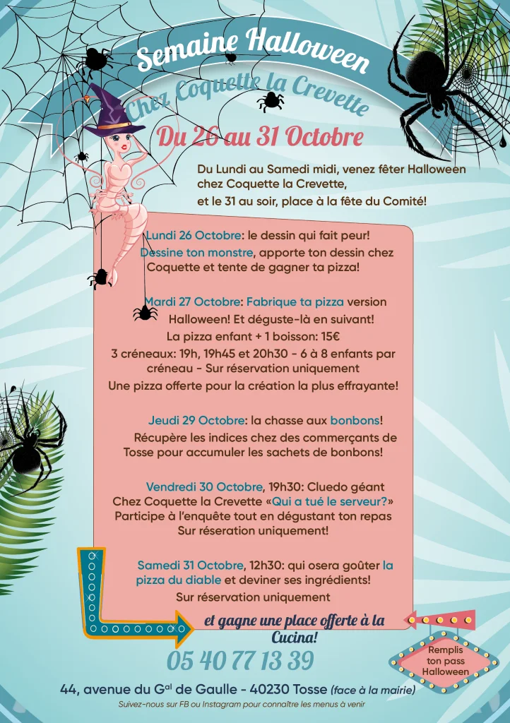 Halloween en Coquette La Crevette