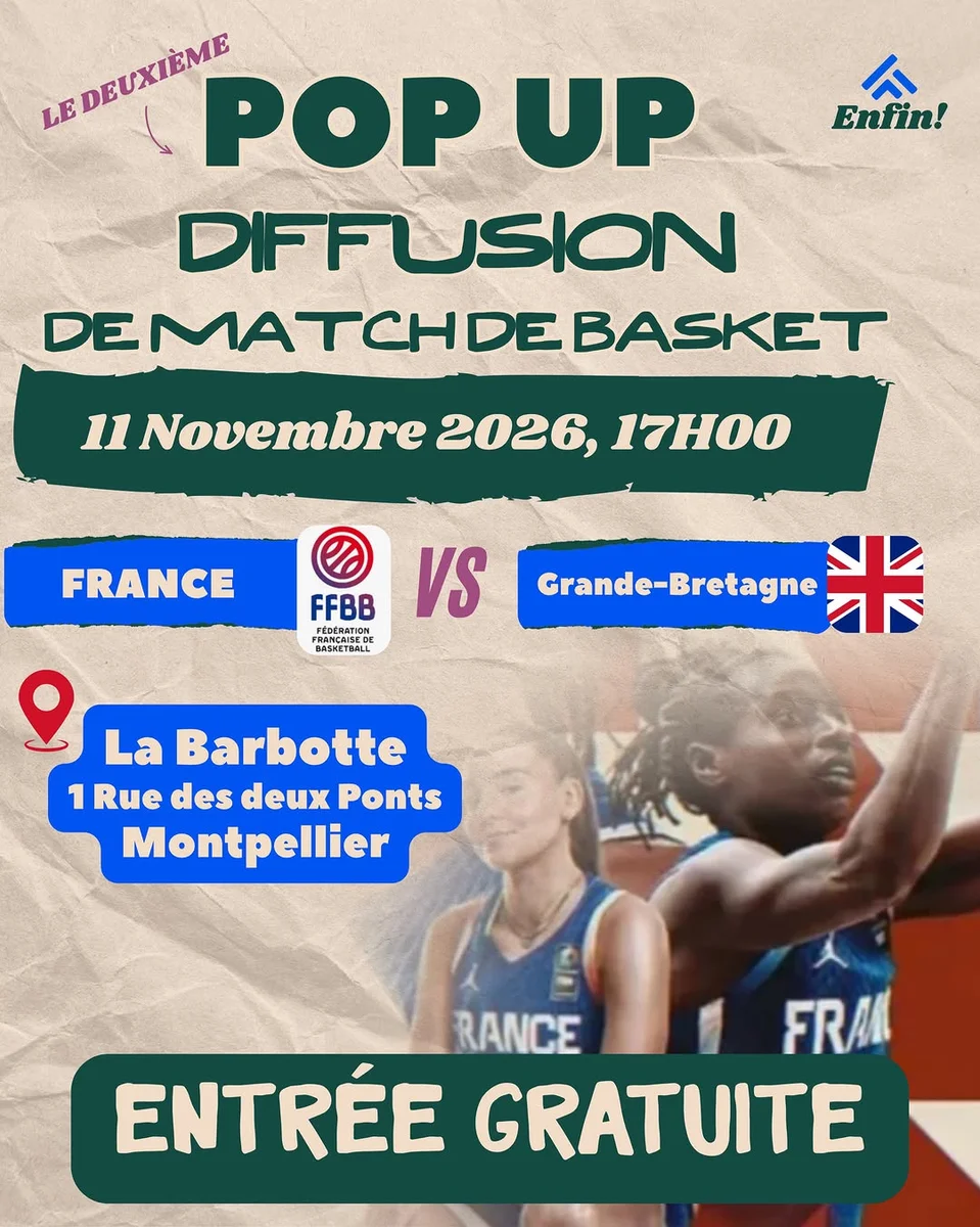 Proyección especial del partido de baloncesto Francia vs Gran Bretaña