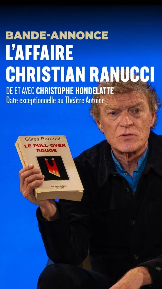 Christophe Hondelatte au Théâtre Antoine