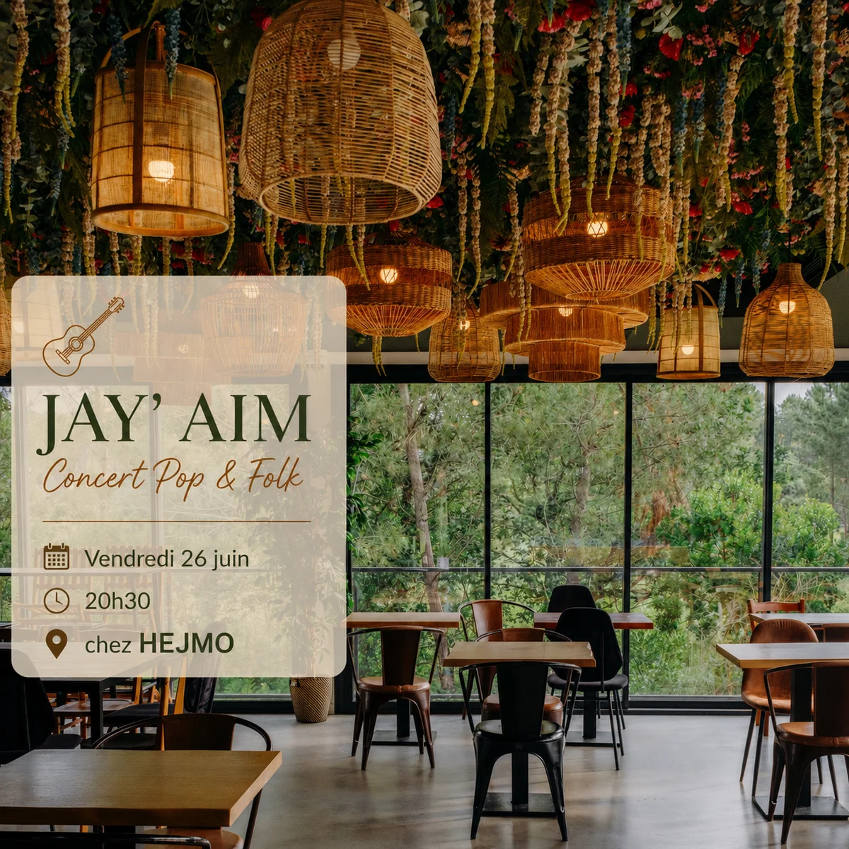 Jay' Aim en directo en HEJMO 🎶🌿