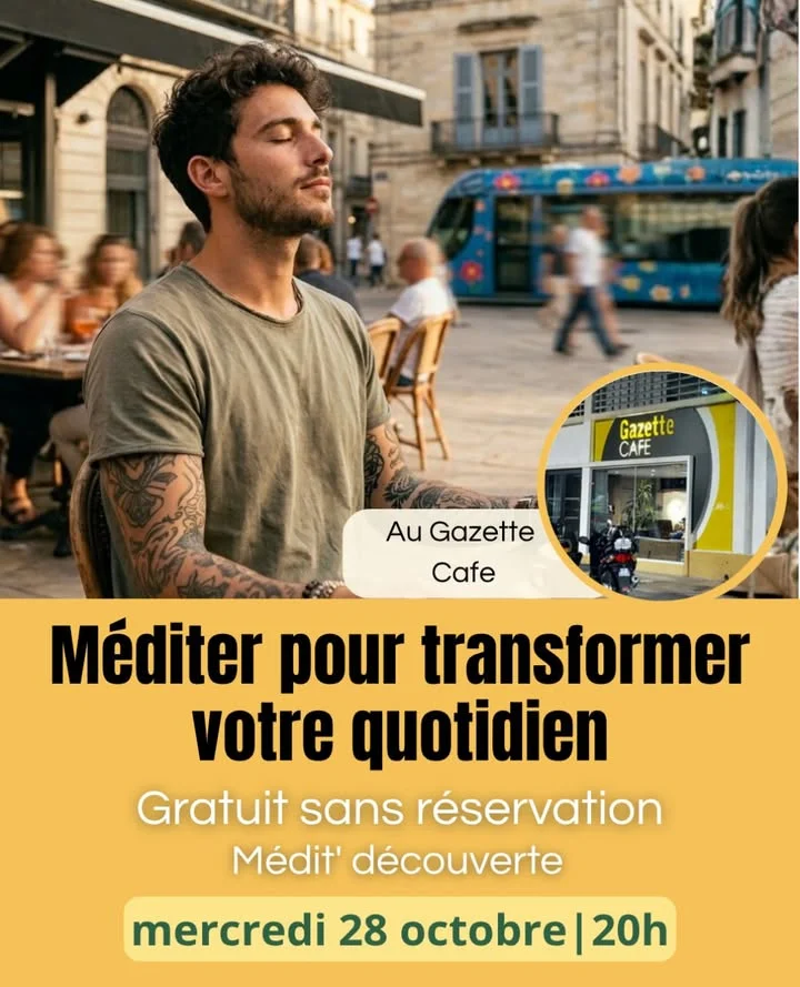 Atelier Médit' découverte au Gazette Café