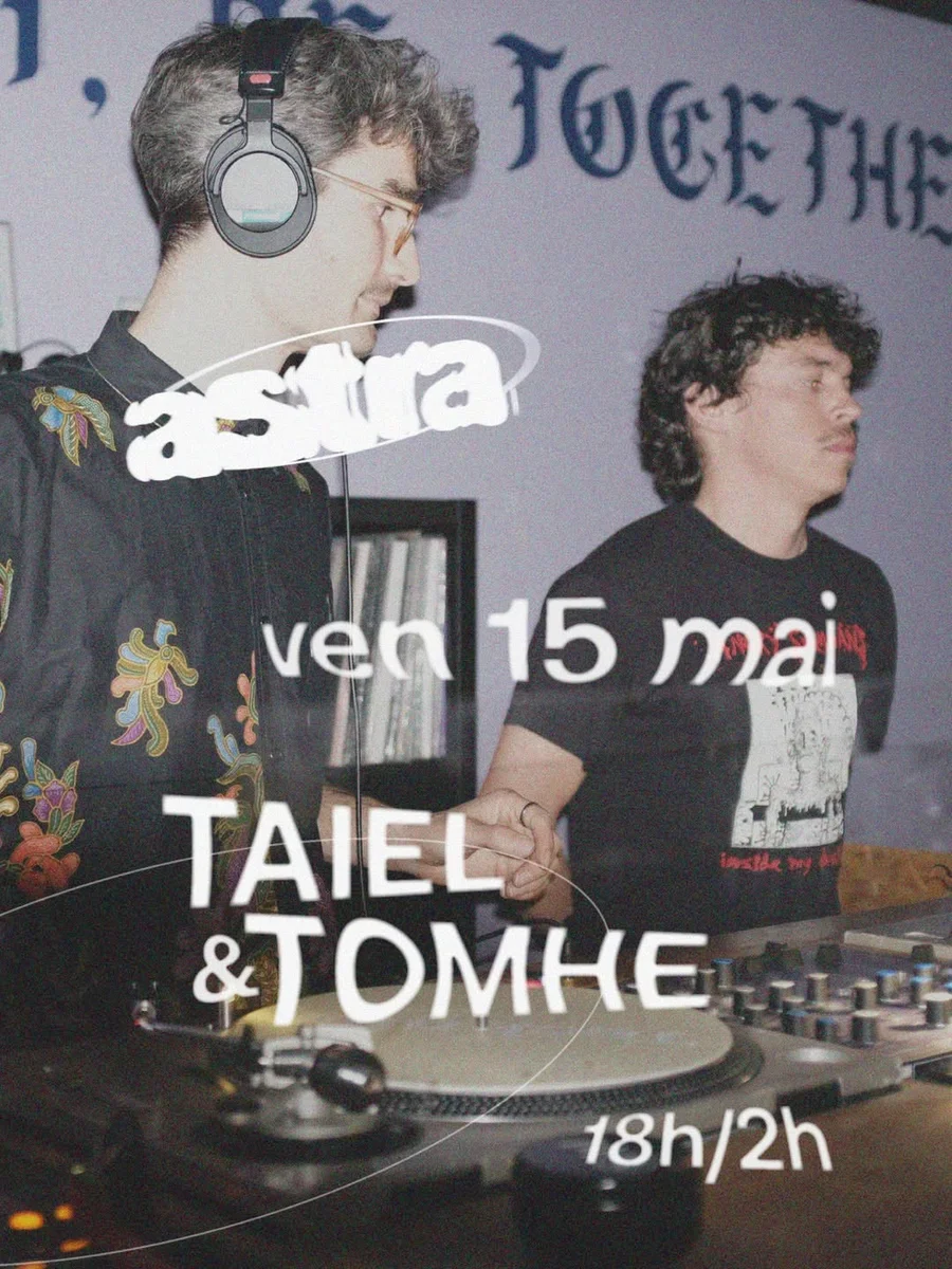 Taiel & Tomhe: noche DJ (downtempo, prog y techno)