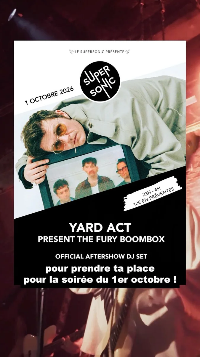 Yard Act Presents "The Fury Boombox" — Official Aftershow DJ Set