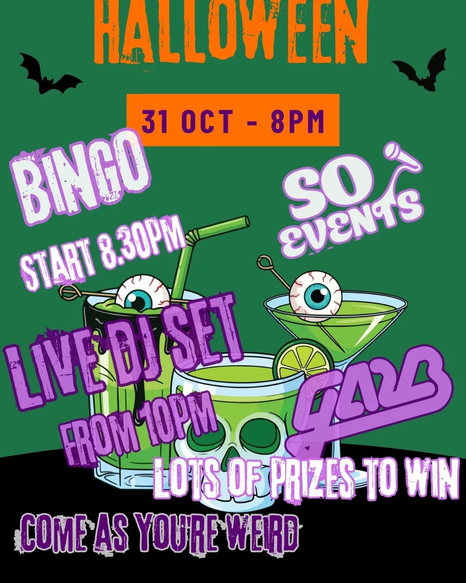 Soirée Halloween : Bingo, DJ Set et Concours de Déguisements au Tower of London