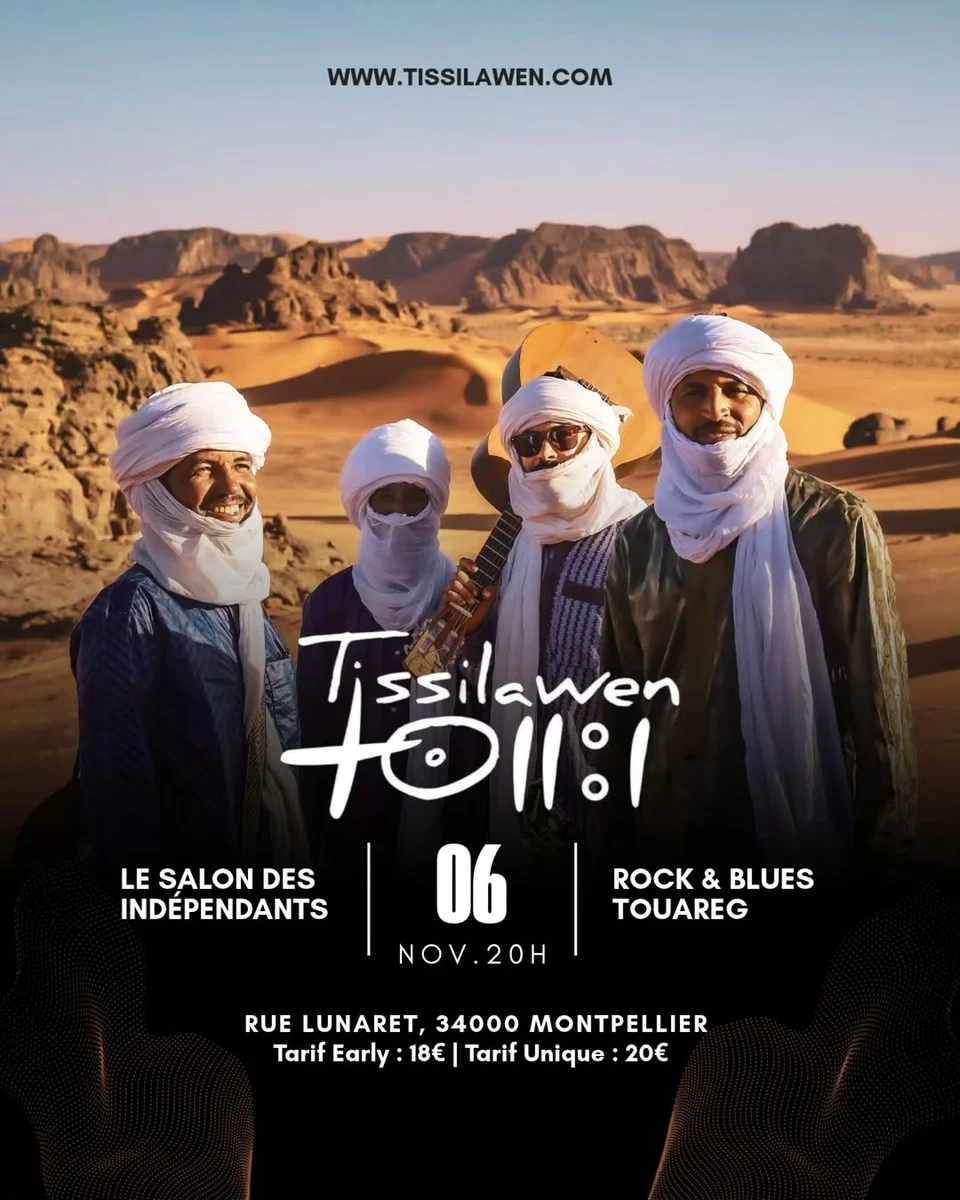 Noche de Rock & Blues Tuareg con Tissilawen