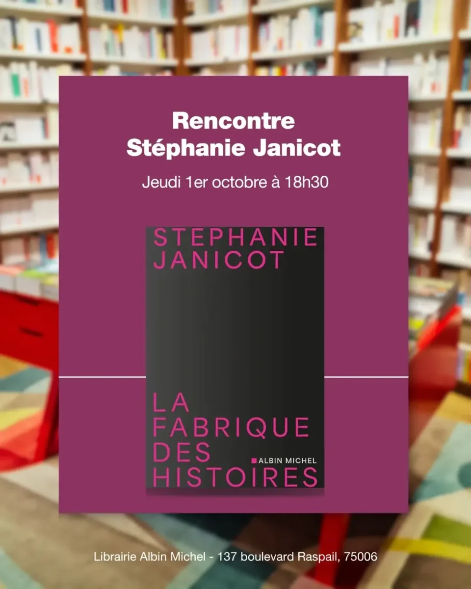 Meet Stéphanie Janicot for "La fabrique des histoires"