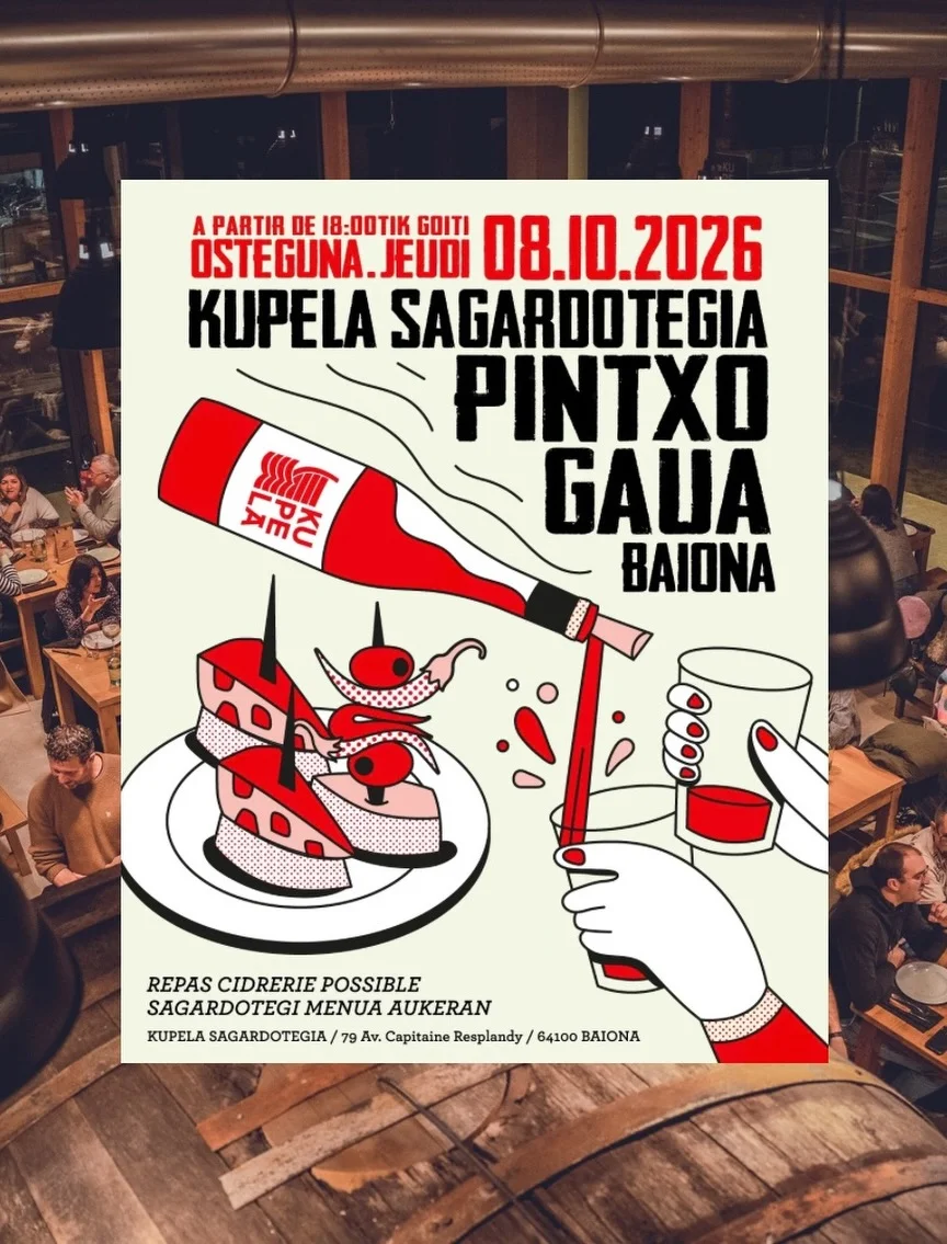 Soirée Pintxos & Cidre chez Kupela