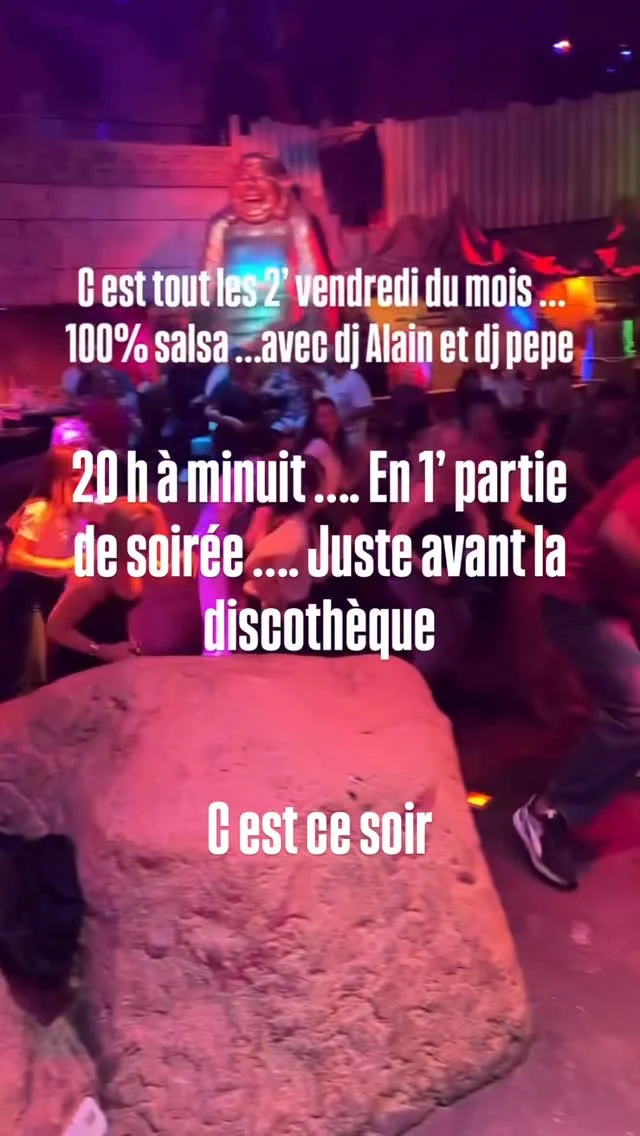 Soirée 100% salsa (2e vendredi du mois) avec DJ Alain & DJ Pepe