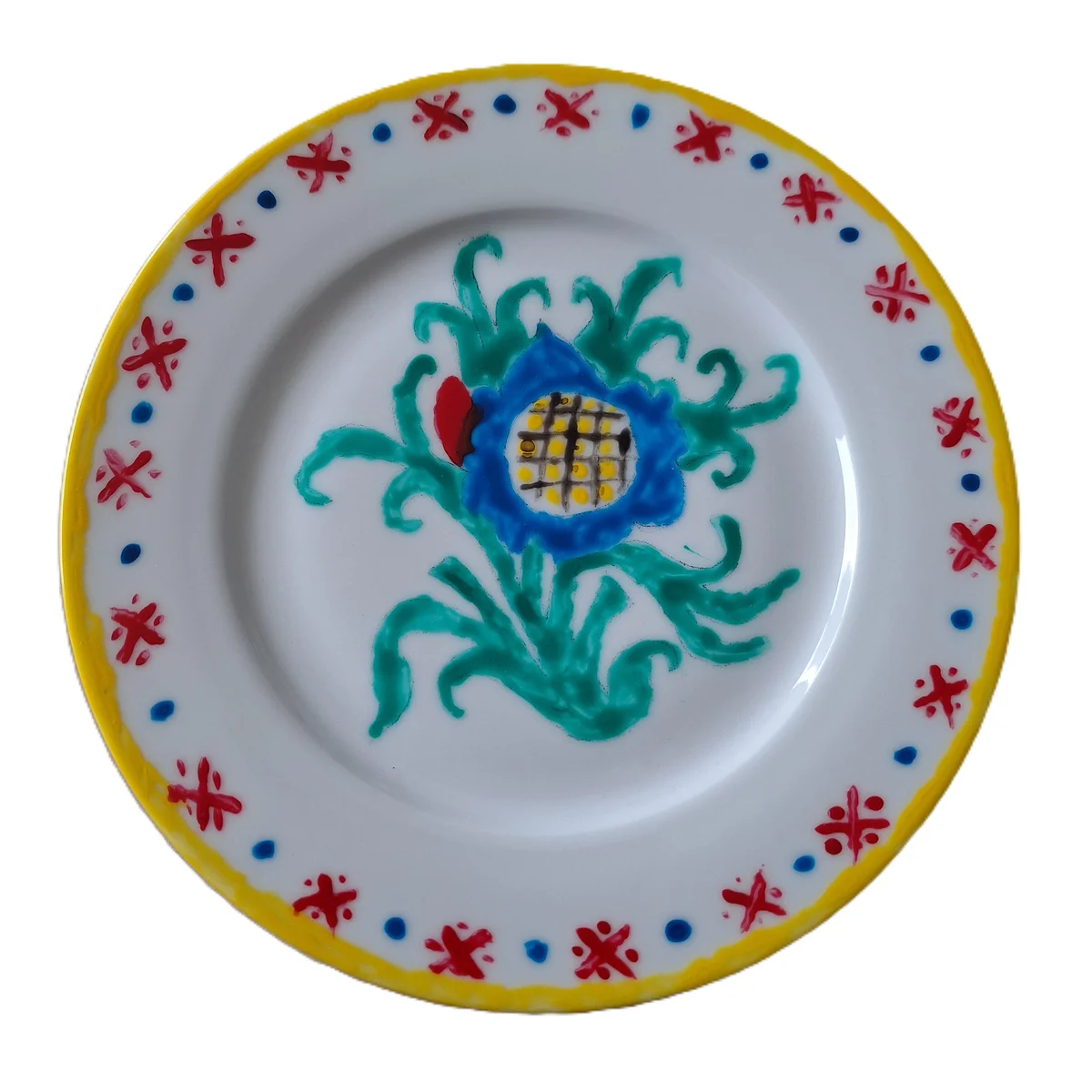 Family workshop: painting on plate "Passion chardon"