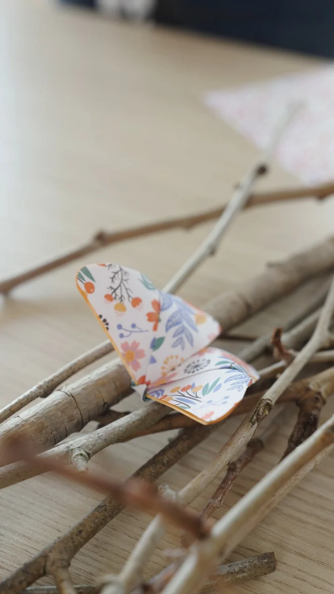 Atelier origami papillon pour enfants