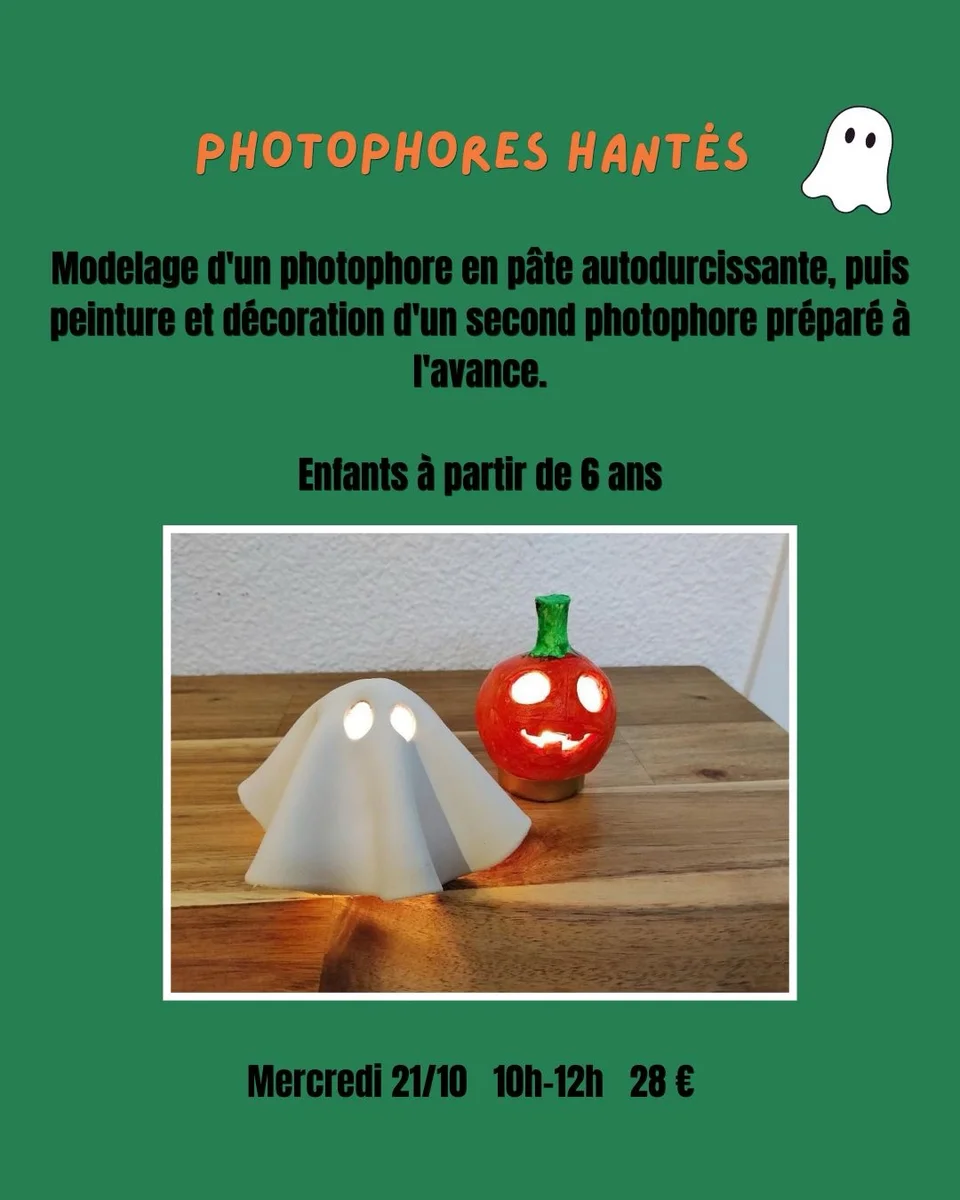 Children's workshop: Haunted lanterns with L'Empreinte Créative
