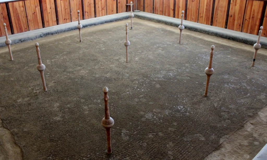 Discovery of the nine-pin bowling game