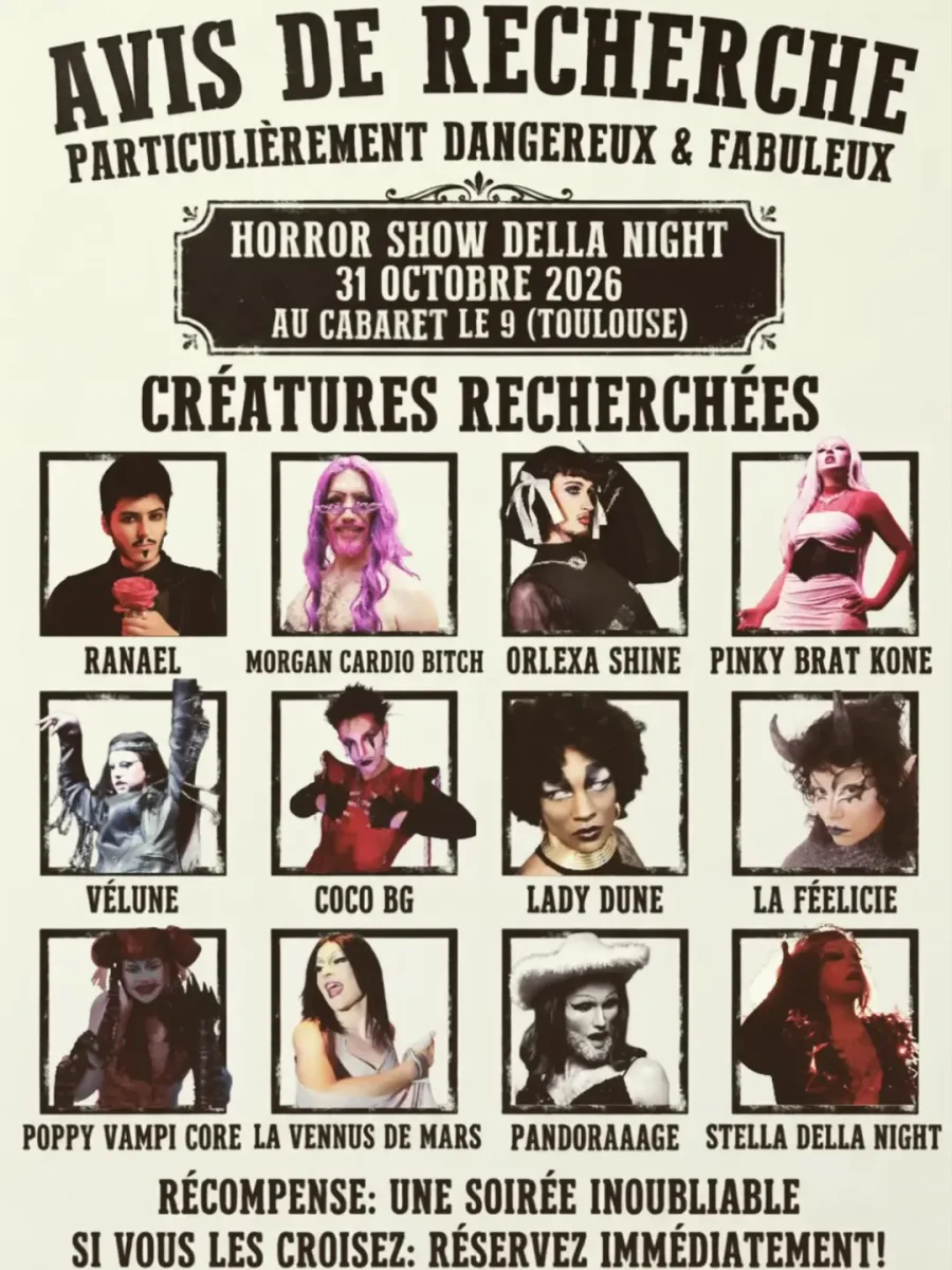 HORROR SHOW DELLA NIGHT au Cabaret Le 9