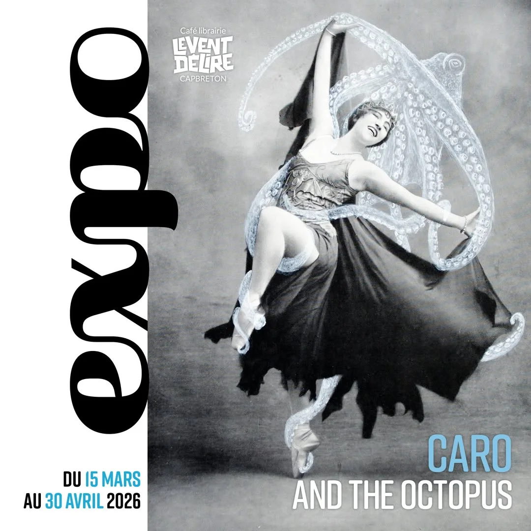 Expo « Caro & the Octopus » à la librairie Event Délire