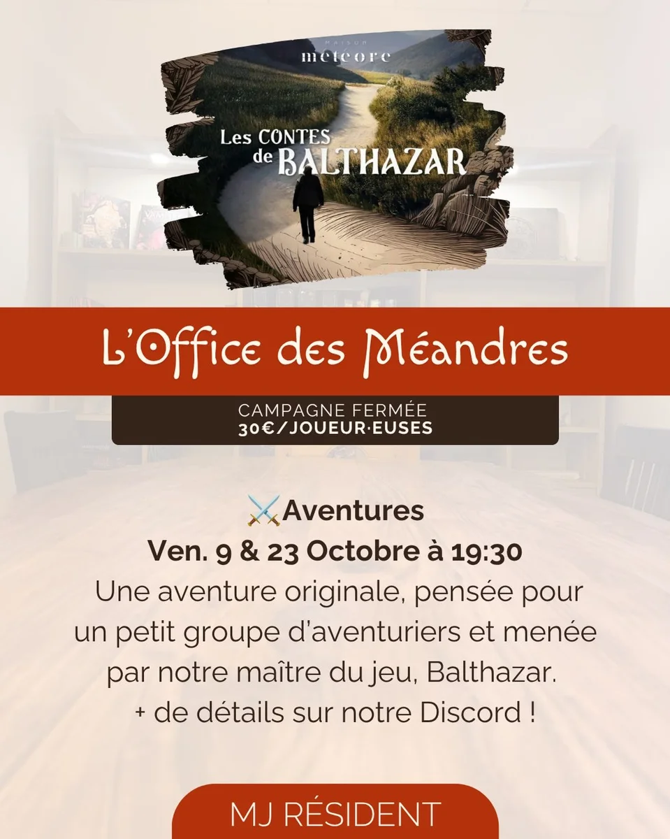 Campagne fermée - L'Office des Méandres