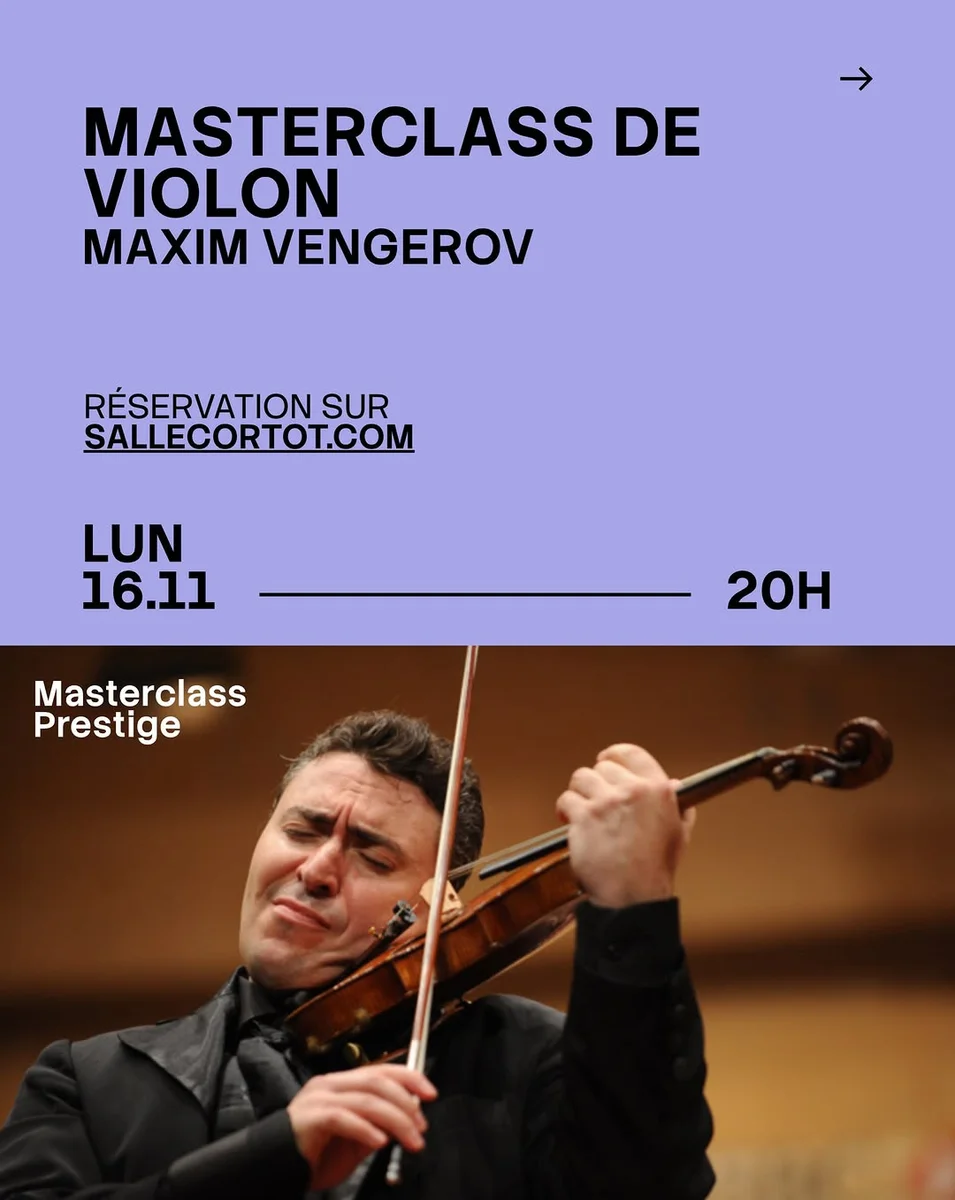 Masterclass de violín con Maxim Vengerov