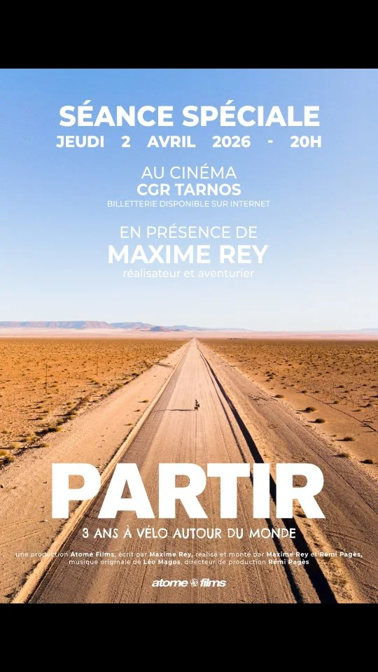 Séance spéciale du documentaire « Partir » avec Maxime Rey (CGR Tarnos)