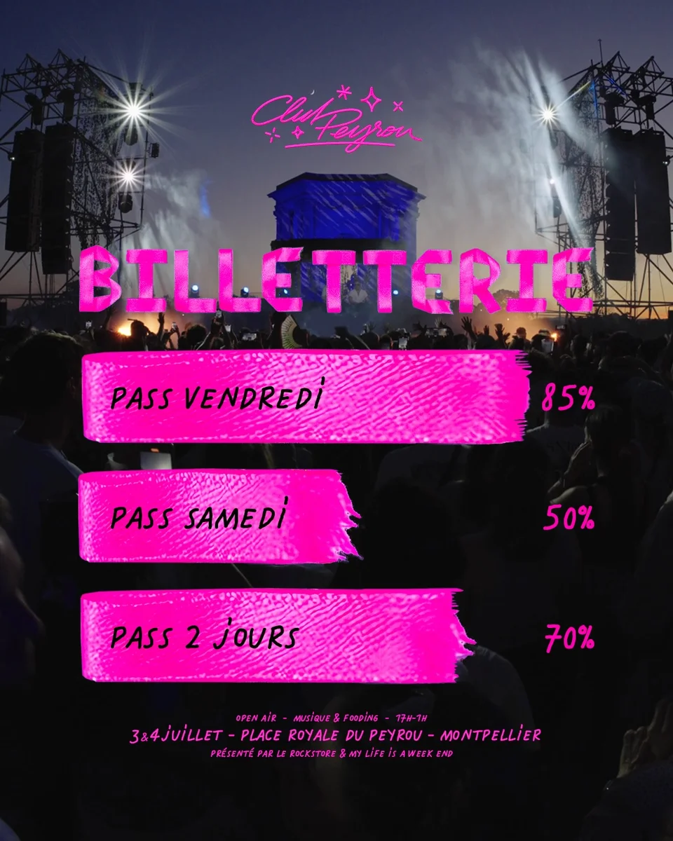 Club Peyrou – Open air musique & fooding (jour 1)