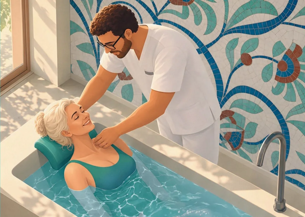 Thermal immersion at Selya Resort