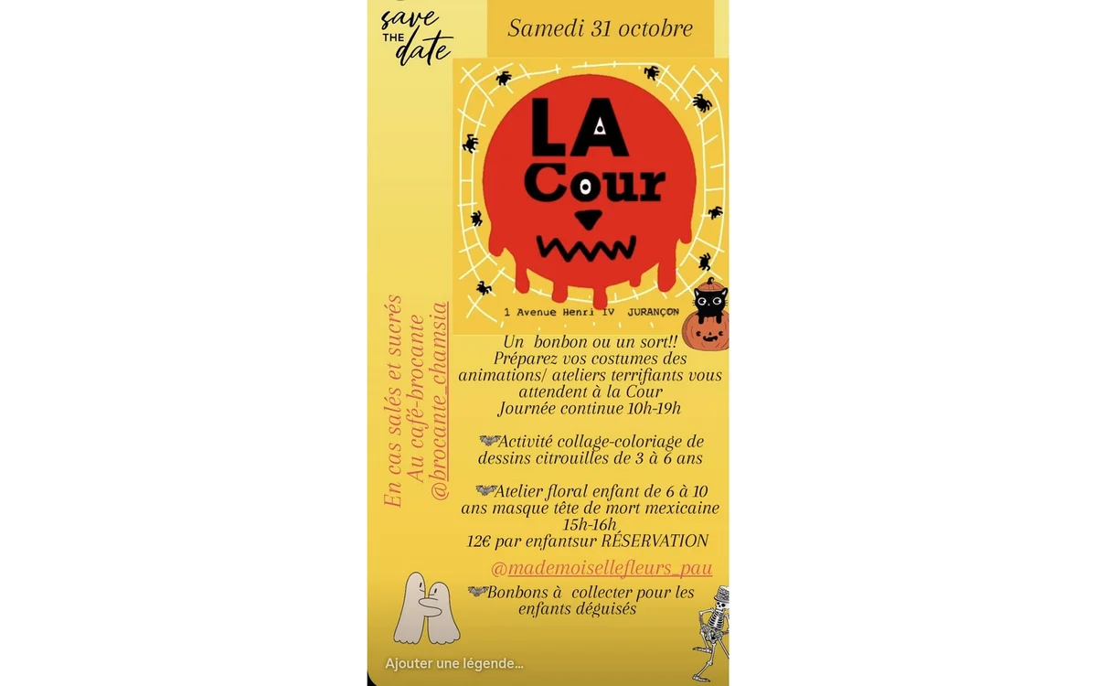 Sábado 31 de octubre en la Cour