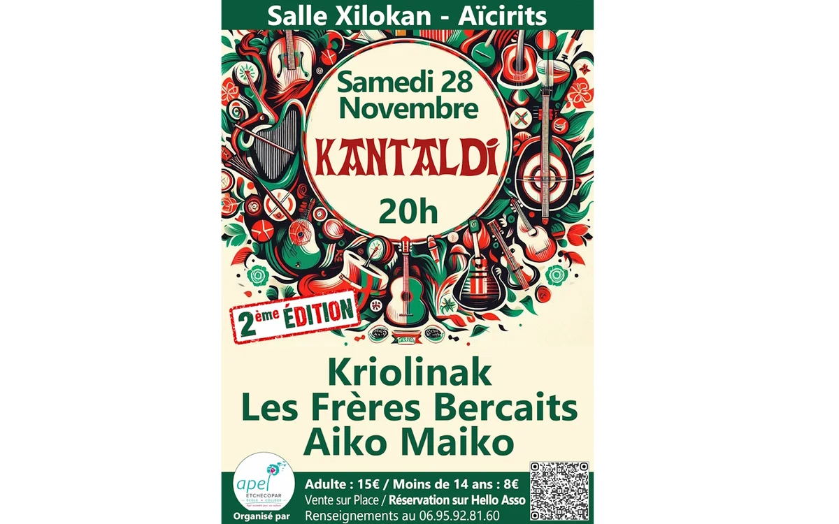Kantaldi : Kriolinak, les frères Bercaits, Aiko Maiko