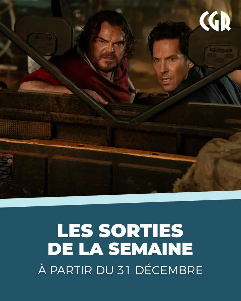 Les sorties de la semaine au CGR Tarnos (à partir du 31 décembre)