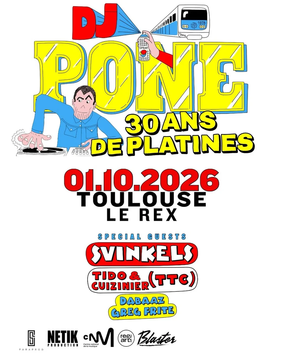 DJ Pone — 30 años a los platos (en vivo) en Le Rex Toulouse