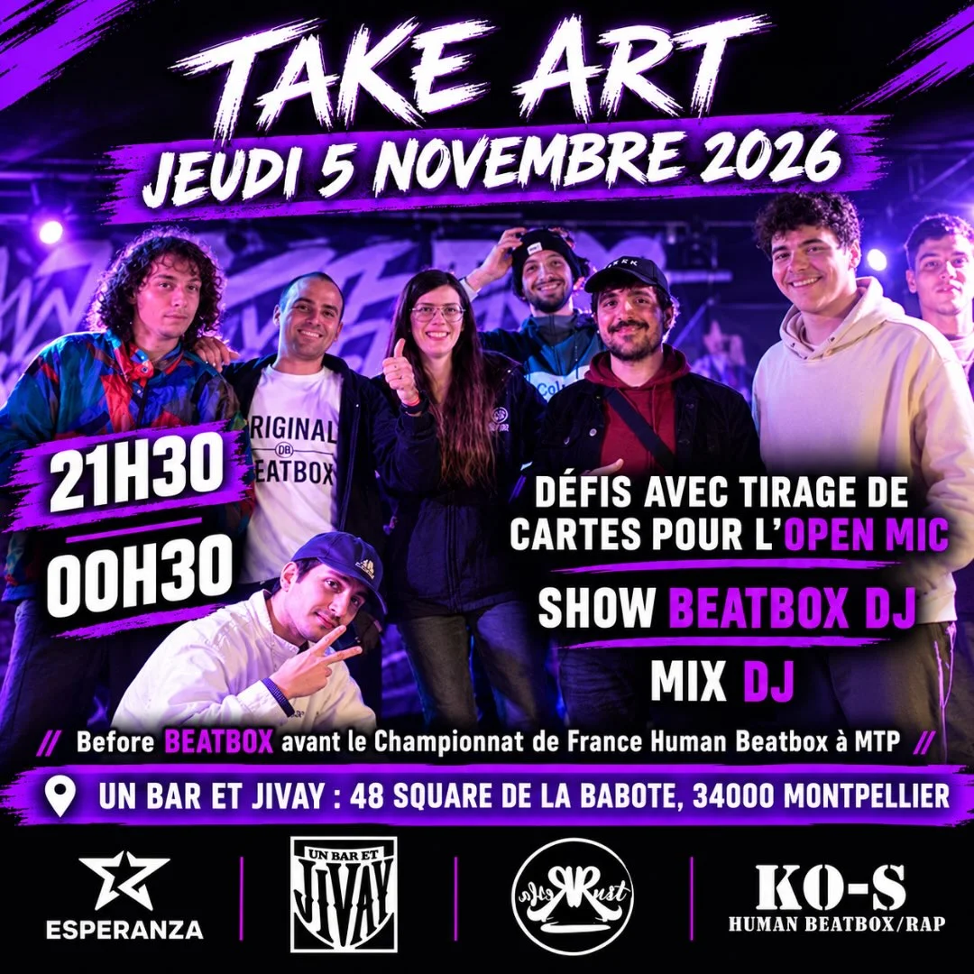 TAKE ART - Noche Beatbox Before del Campeonato Francés de Beatbox Humano