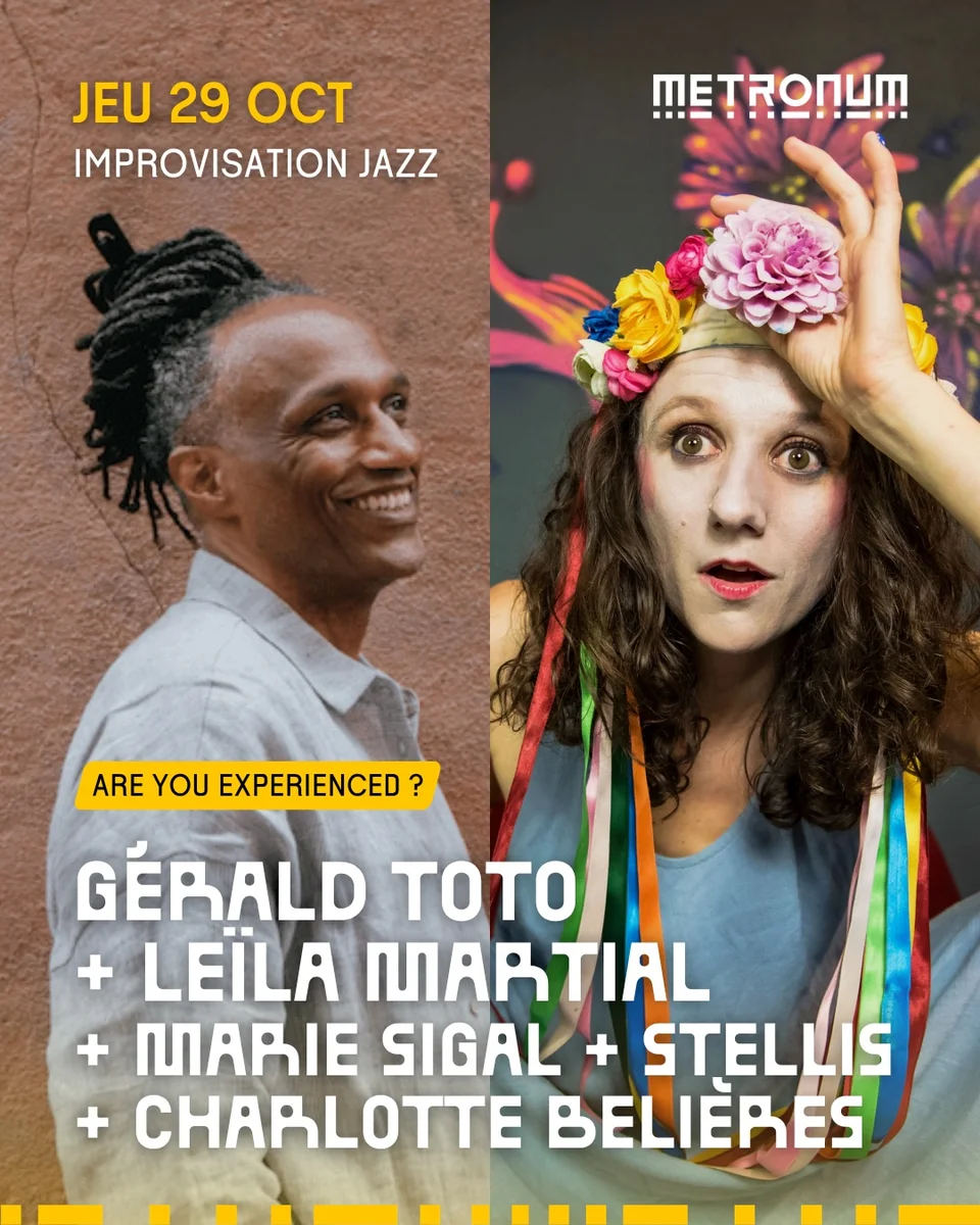 Jazz Improvisation Evening with Gérald Toto, Leïla Martial, Marie Sigal, Stellis and Charlotte Belières