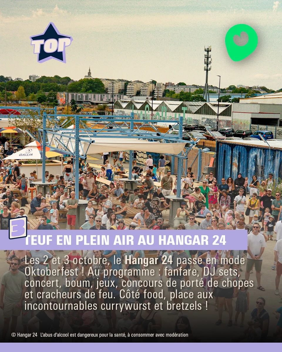 Fin de semana Oktoberfest al aire libre en el Hangar 24