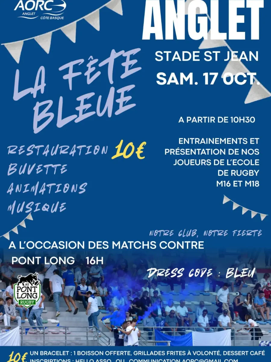 La Fête Bleue - Anglet Olympique Rugby Club