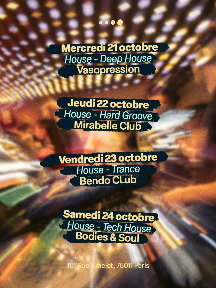 Soirée House & Deep House avec Vasopression